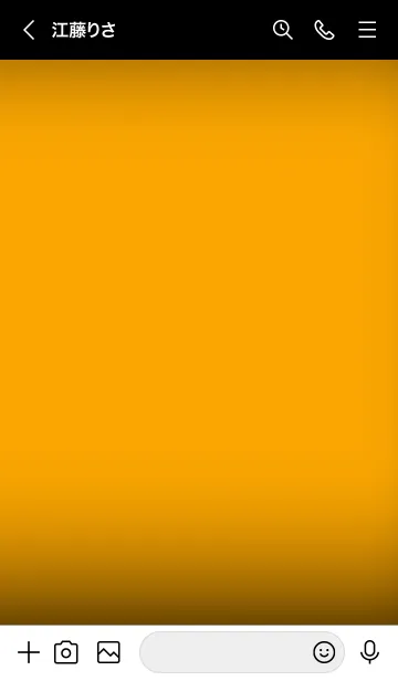 [LINE着せ替え] Gold Orange Neon Theme Ver.4 (JP)の画像3