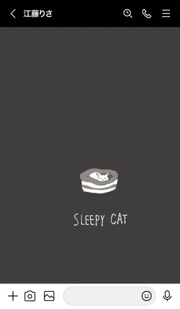 [LINE着せ替え] よく寝るネコ 7の画像3