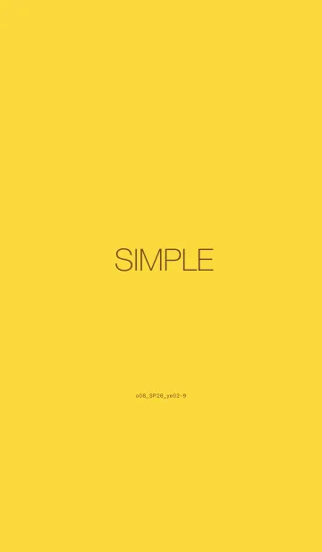[LINE着せ替え] o08_26_イエロー2-3の画像1