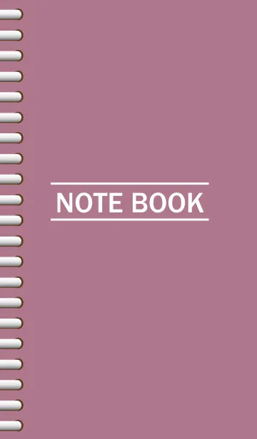 [LINE着せ替え] NOTEBOOK-SmokyLilac-の画像1