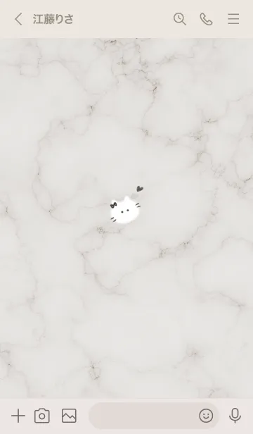 [LINE着せ替え] ～大理石と猫♥ブラウン09_1～の画像3