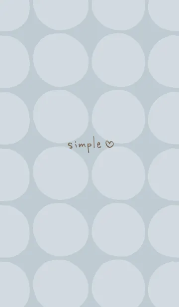 [LINE着せ替え] シンプル 円 ブルーの画像1