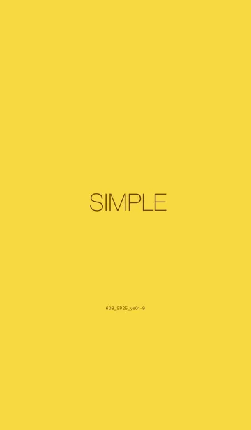 [LINE着せ替え] 608.25_イエロー1-9の画像1