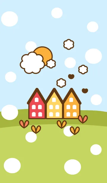 [LINE着せ替え] mini town in Europeの画像1