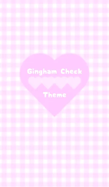 [LINE着せ替え] Gingham Check Theme ♡ -2021- 66の画像1