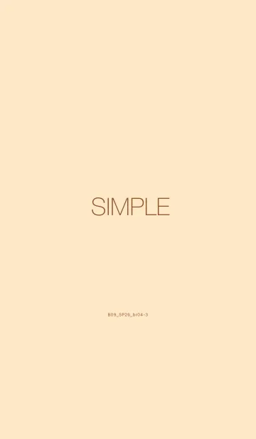 [LINE着せ替え] B09.26_ブラウン4-3の画像1