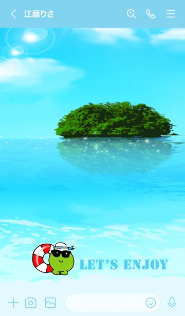 [LINE着せ替え] かえるのTOPPY海物語 12の画像3