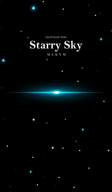 [LINE着せ替え] Starry Sky -DUCK BLUE STAR-の画像1