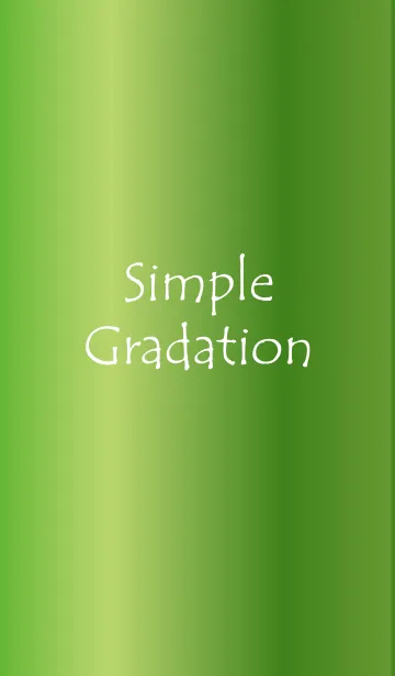 [LINE着せ替え] Simple Gradation -GlossyGreen 5-の画像1