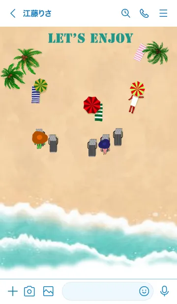 [LINE着せ替え] かえるのTOPPY海物語 16の画像3