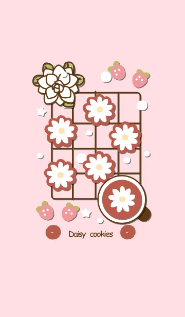 [LINE着せ替え] Little daisy cookies 6 :)の画像1