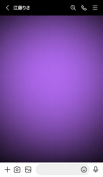 [LINE着せ替え] Orchid Purple In Black Vr.8 (JP)の画像3