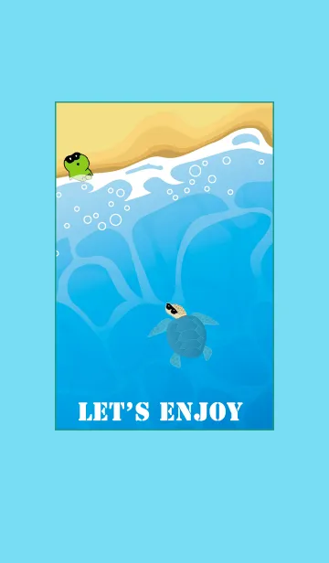 [LINE着せ替え] かえるのTOPPY海物語 18の画像1