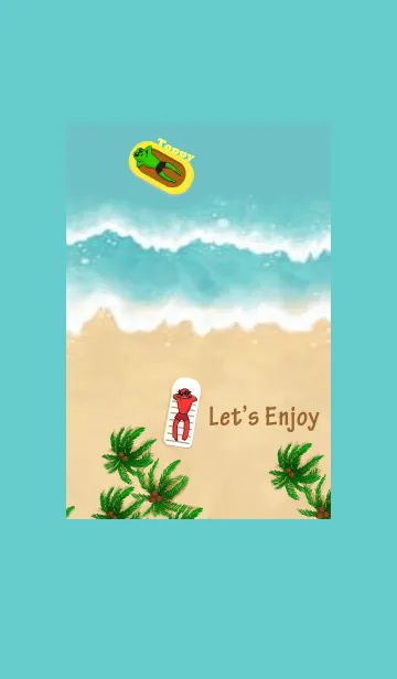 [LINE着せ替え] かえるのTOPPY海物語 19の画像1