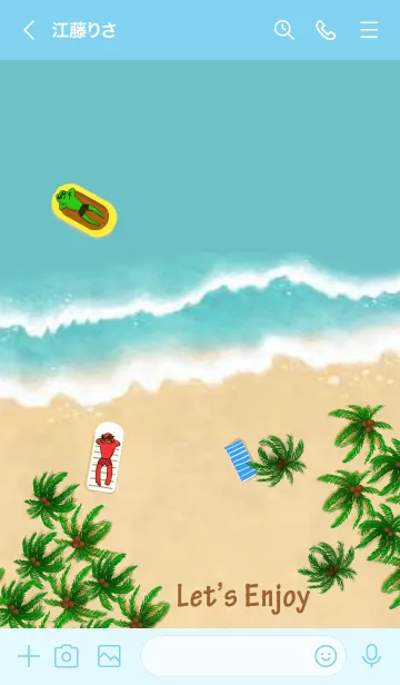 [LINE着せ替え] かえるのTOPPY海物語 19の画像3