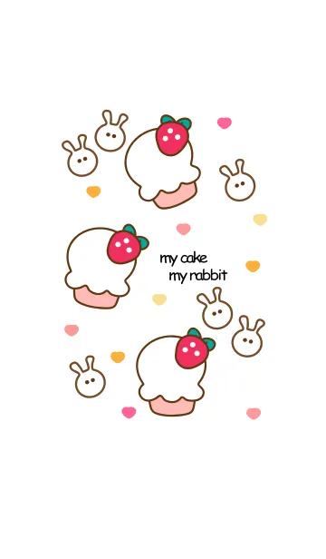 [LINE着せ替え] Little cake little bunny 12の画像1