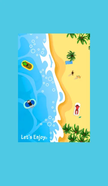 [LINE着せ替え] かえるのTOPPY海物語 20の画像1