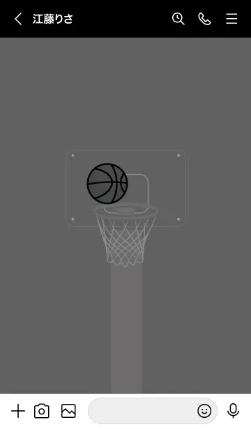 [LINE着せ替え] My basketball game2の画像3