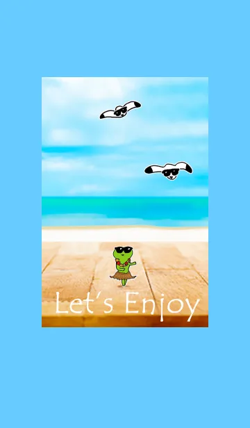 [LINE着せ替え] かえるのTOPPY海物語 21の画像1