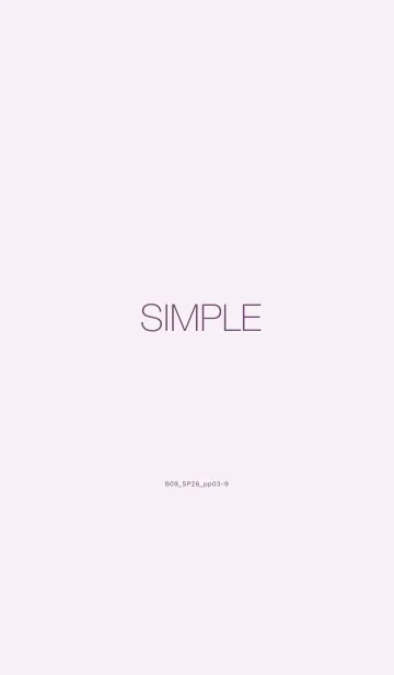 [LINE着せ替え] B09.26_パープル3-9の画像1