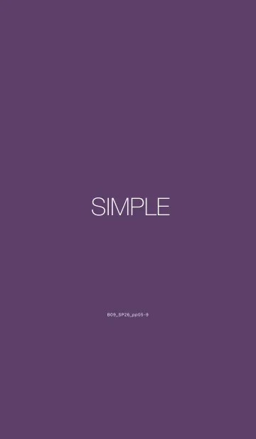 [LINE着せ替え] B09.26_パープル5-9の画像1