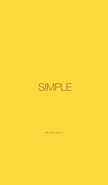 [LINE着せ替え] B09.26_イエロー2-9の画像1