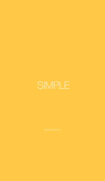 [LINE着せ替え] 209.24_イエロー3-9の画像1