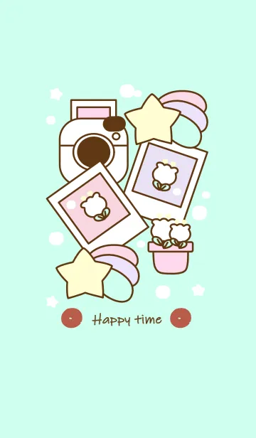 [LINE着せ替え] Happy time 8 :)の画像1