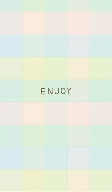 [LINE着せ替え] くすみチェック柄23の画像1