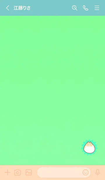 [LINE着せ替え] The hamster noticed happiness 106の画像3