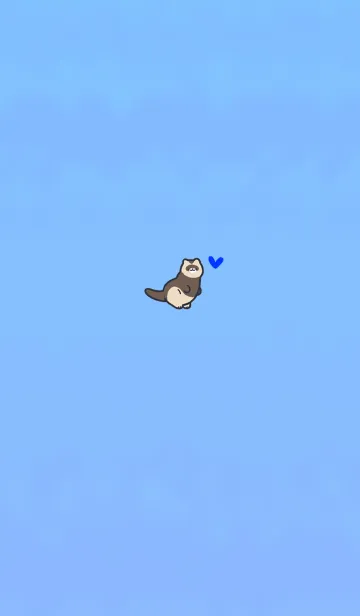 [LINE着せ替え] Happy raccoon 1007の画像1