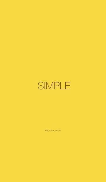 [LINE着せ替え] b09_25_イエロー1-9の画像1