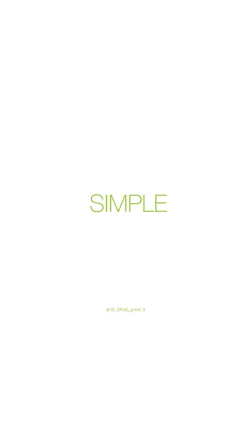 [LINE着せ替え] B10.26_グリーン4-3の画像1