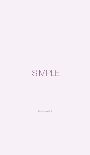 [LINE着せ替え] B10.26_パープル3-3の画像1