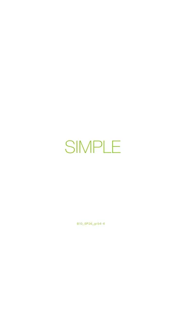 [LINE着せ替え] B10.26_グリーン4-6の画像1