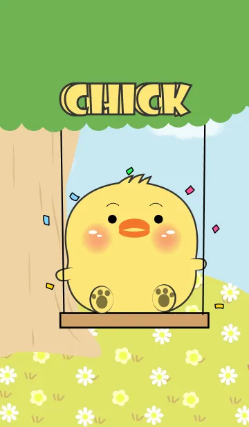 [LINE着せ替え] Enjoy Chick Theme (JP)の画像1