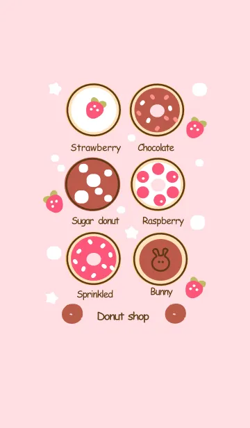 [LINE着せ替え] Donut shop 7 :)の画像1