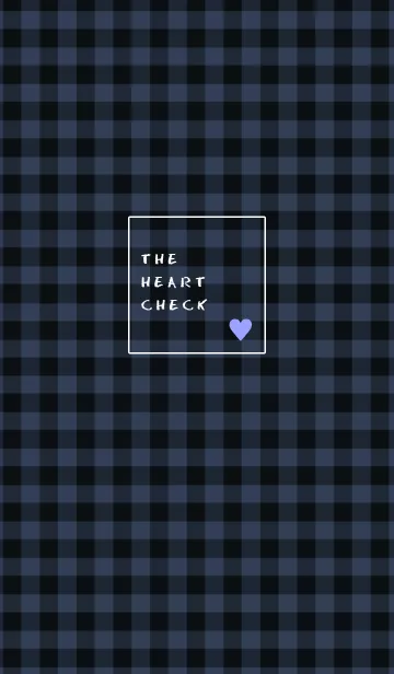 [LINE着せ替え] ザ ハート チェック 17の画像1