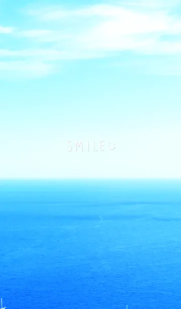 [LINE着せ替え] スカイブルーの海と空21の画像1