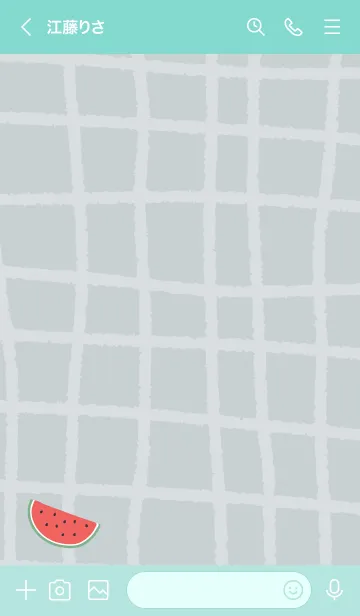 [LINE着せ替え] スイカが好き！29の画像3
