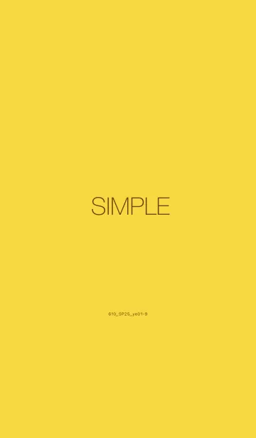 [LINE着せ替え] 610.25_イエロー1-9の画像1