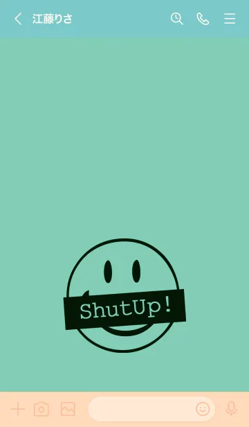 [LINE着せ替え] シット アップ スマイル 76の画像3