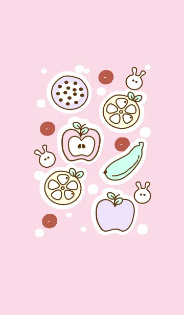 [LINE着せ替え] Fruit sticker 7の画像1