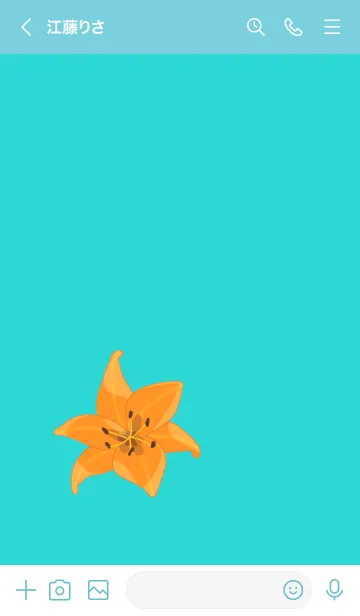 [LINE着せ替え] ユリの画像3