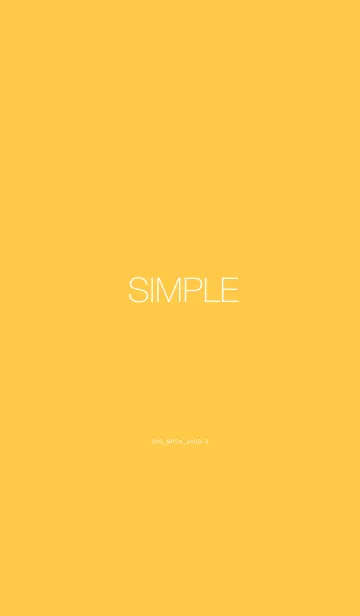 [LINE着せ替え] O10_24_イエロー3-9の画像1