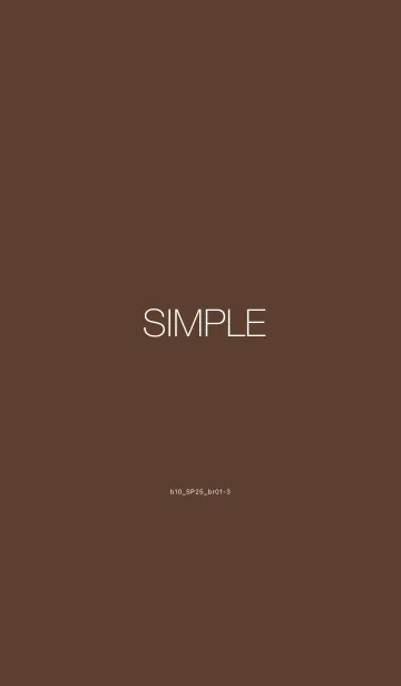 [LINE着せ替え] b10_25_ブラウン1-9の画像1