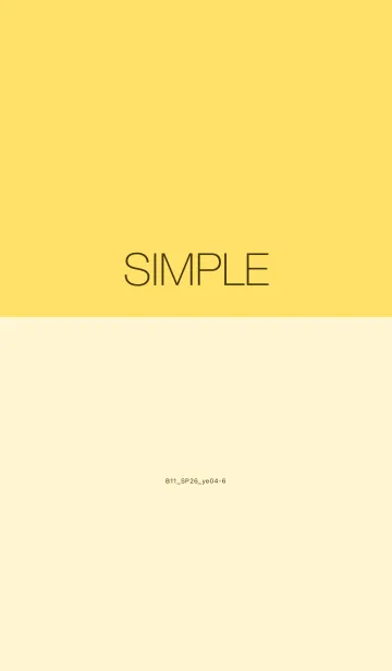 [LINE着せ替え] B11.26_イエロー4-6の画像1