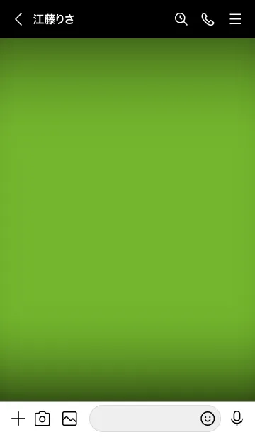 [LINE着せ替え] Pear Green Neon Theme Ver.4 (JP)の画像3