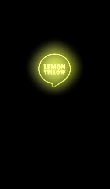 [LINE着せ替え] Lemon Yellow Neon Theme Ver.4 (JP)の画像1