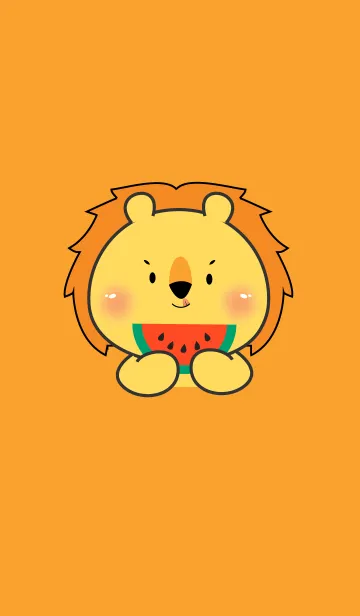 [LINE着せ替え] Face Lion  Simple Theme (JP)の画像1